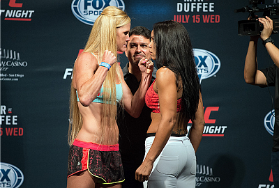 Holly Holm and Marion Reneau